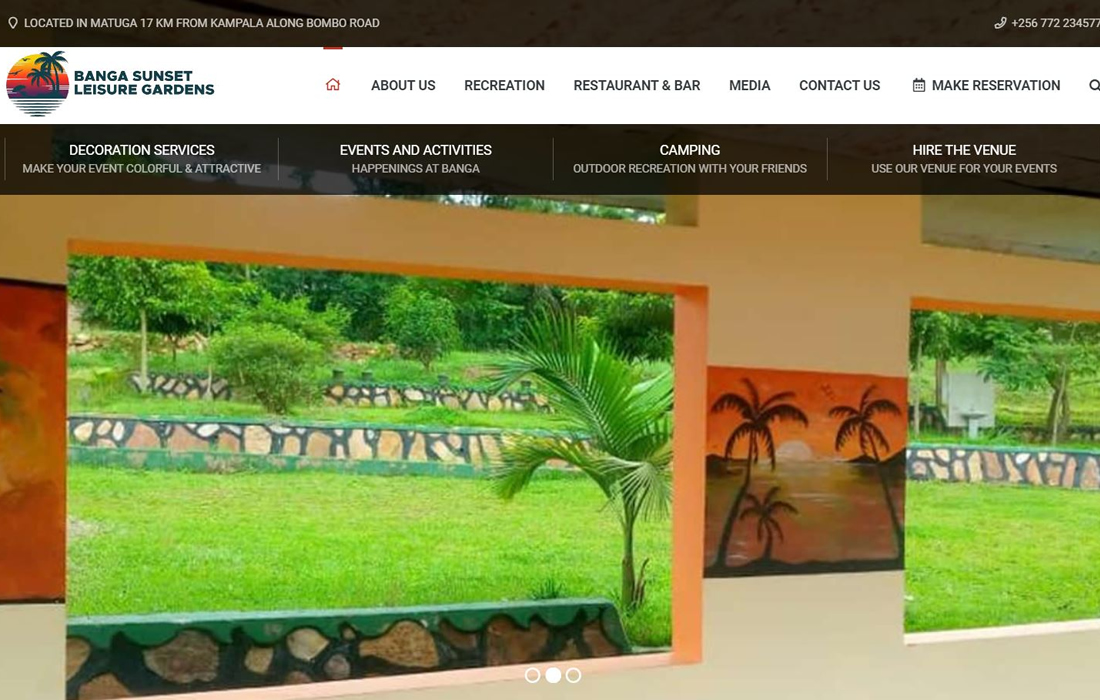 Banga Sunset Gardens Website...