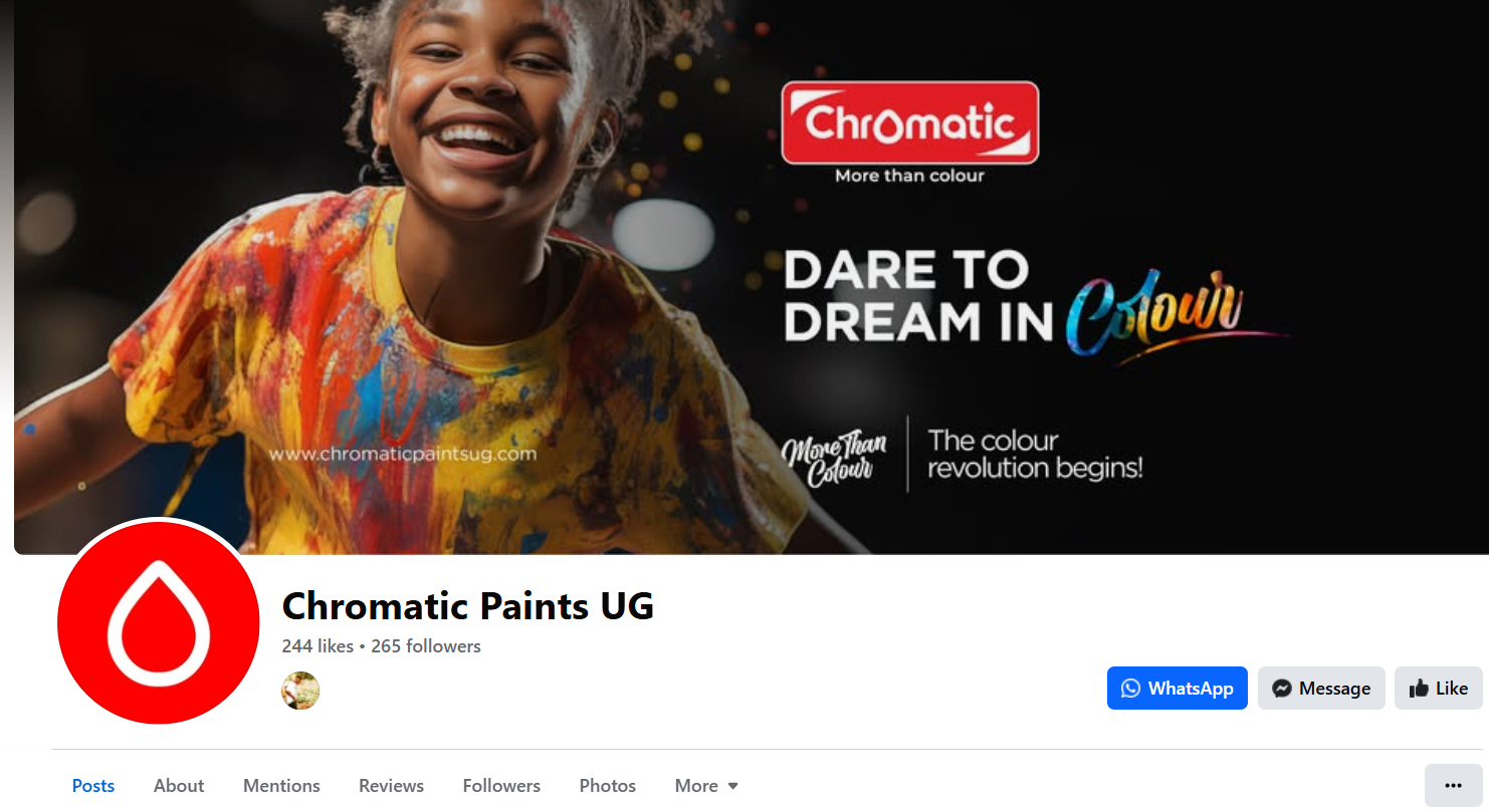 Social Media Content Management Chromatic Paints Uganda...