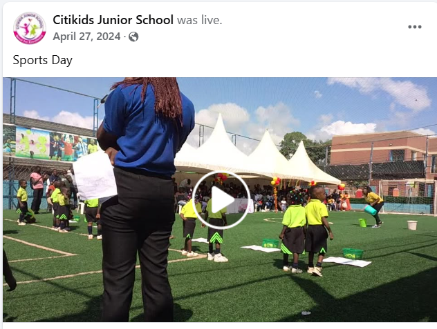 Facebook Livestreaming of School activities taking place at Citikids Junior Scho...