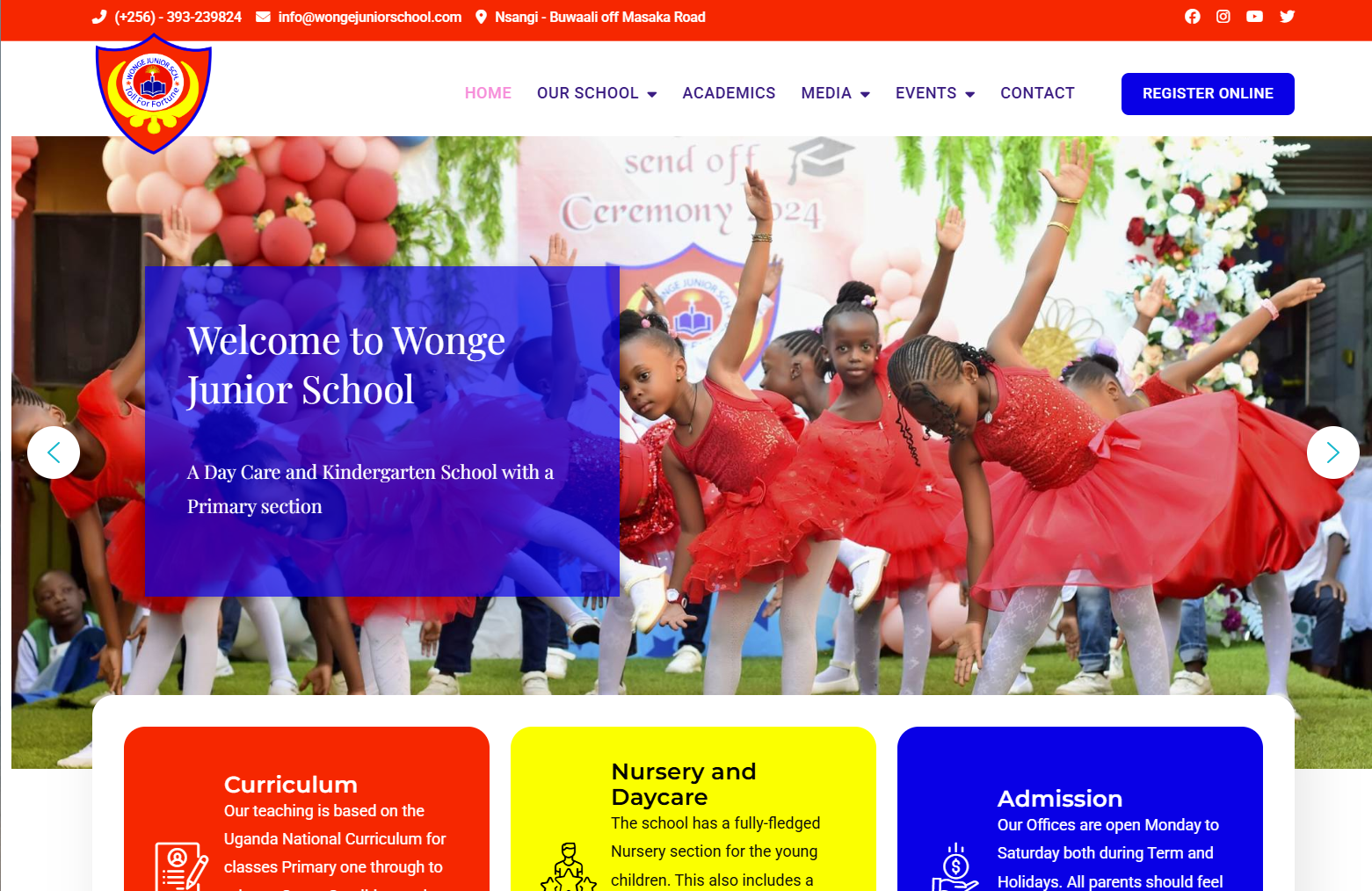 Wonge Junior School Website...