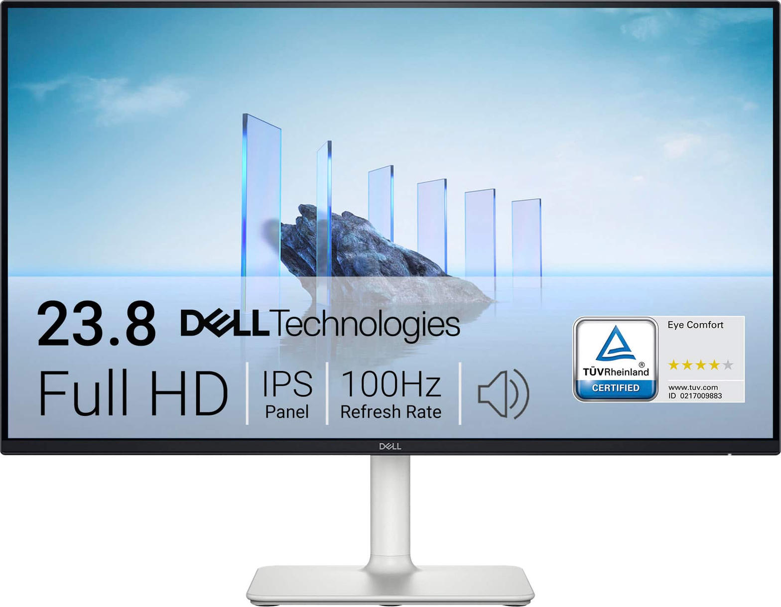 Dell 22-inch IPS Full HD Monitor DP VGA